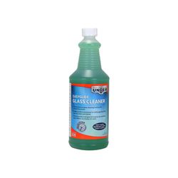 Unger Professional EasyGlide 0400 Glass Cleaner, 32 oz, Liquid, Pleasant, Clear Green 