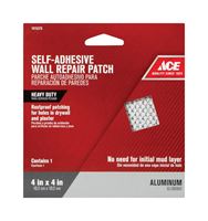 Ace 0.33 ft. L x 4 in. W Reinforced Aluminum White Self Adhesive Wall Repair Patch 
