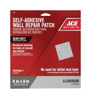Ace 0.67 ft. L x 8 in. W White Self Adhesive Wall Repair Patch Reinforced Aluminum 