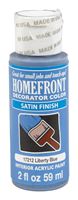 Homefront Decorator Color Satin Liberty Blue Paint 2 oz. 