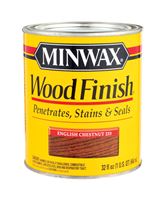 Minwax Wood Finish Transparent Oil-Based Wood Stain English Chestnut 1 qt. 