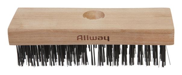 Allway 2-1/2 in. W x 7 in. L Carbon Steel Wire Brush 