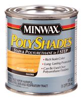 Minwax PolyShades Transparent Polyurethane Polyurethane Stain Classic Oak 1/2 pt. 