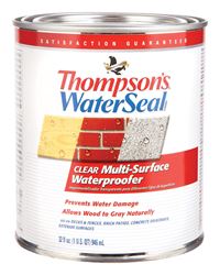 Thompsons Waterseal Clear Water-Based Multi-Surface Waterproofer 1 qt. 