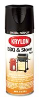 Krylon  Special Purpose  Black  Satin  High Heat Spray  12 oz. 