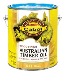 Cabot Wood Finish Transparent Oil-Modified Australian Timber Oil Natural 1 gal. 