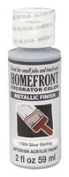Homefront Metallic Silver Sterling Hobby Paint 2 oz. 