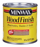 Minwax  Wood Finish  Transparent  Oil-Based  Wood Stain  Weathered Oak  1/2 pt. 