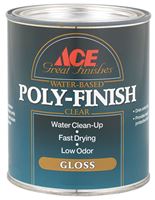 Ace Indoor Clear Gloss Water Based Poly-Finish 1 qt. 