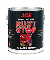 Ace  Gloss  Ultra White  Rust Stop Oil-based Enamel Paint  400g/L  White  1 gal. 