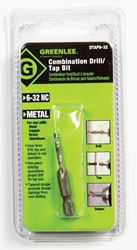 Greenlee High Speed Steel Hex #6 Drill and Tap Bit 1 pc. 