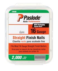 Paslode  2-1/2 in. L 16 Ga. Galvanized  Straight  Finish Nails  2,000 pk 