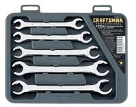 Craftsman 5 pc. Steel Metric Flare Nut Wrench Set 