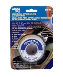 Alpha Fry Tin / Lead For Electrical Repair Solder 4 oz. 60% Tin, 40% Lead For TV, Wires, Radio, 