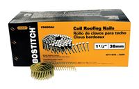 Stanley Bostitch 1-1/2 in. L Galvanized Coil Roofing Nails 7,200 pc. 