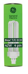 GE  Ecolux  Fluorescent Bulb  42 watts 3200 lumens Triple Biax  T4  6.4 in. L Warm White  1 pk 