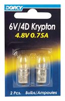 Dorcy 6V/4D Flashlight Bulb 4.8 volts Krypton 
