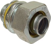 Raco 1/2 in. Dia. Steel, Malleable Iron Electrical Conduit Connector For Used on Flexible Metalli 