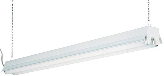 Lithonia Lighting 48 in. L 2 lights T12 Fluorescent Light Fixture Shoplight 