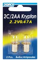 Dorcy 2C/2AA Flashlight Bulb 2.2 volts Krypton 