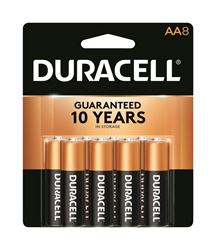 Duracell  Coppertop  AA  Alkaline  Batteries  1.5 volts 8 pk 