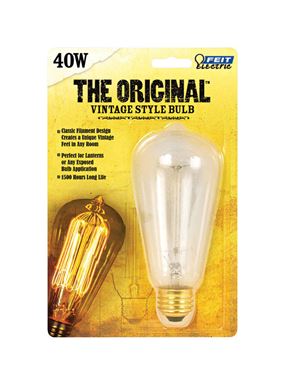 FEIT Electric The Original Incandescent Light Bulb 40 watts 220 lumens 2200 K Vintage Edison ST1