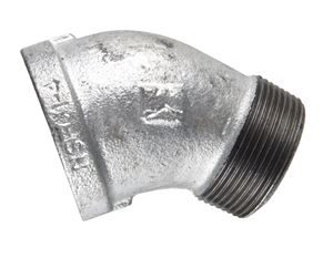 B & K 1 in. Dia. x 1 in. Dia. FPT To MPT 45 deg. Galvanized Malleable Iron Street Elbow