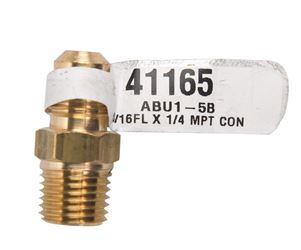 JMF 5/16 in. Dia. x 1/4 in. Dia. Flare To Male For Brass, copper, aluminum and steel hydraulic tub 