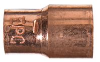 Elkhart 1/2 in. Dia. x 3/8 in. Dia. Sweat To Sweat Copper Coupling With Stop 