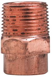 Elkhart  1/2 in. Dia. x 1/2 in. Dia. Copper To MIP  Copper  Pipe Adapter 