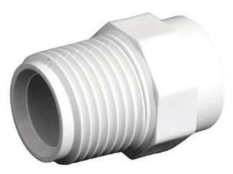 KBI  1/2 in. Dia. x 1/2 in. Dia. MPT To S  CPVC  Pipe Adapter 