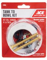 Ace Tank to Bowl Kit Brass/Rubber 