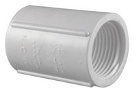 Charlotte Pipe  Schedule 40  FPT To FPT  1 in. Dia. x 1 in. Dia. PVC  Coupling 