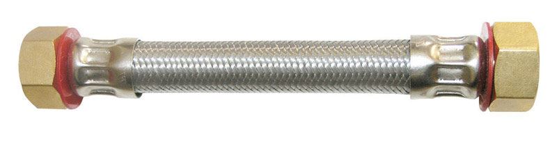 Ace 3/4 in. FIP x 3/4 in. Dia. FIP Stainless Steel Water Heater Supply Line 1.5 ft. 