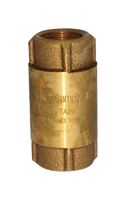 Campbell 1/2 in. FIP X 1/2 in. FIP Yellow Brass Spring Check Valve 