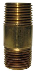 JMF 5 in. 1/2 MPT To MPT 1/2 in. Dia. Brass Pipe Nipple 