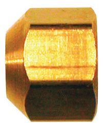 JMF 1/4 in. Dia. Flare To Flared Yellow Brass Cap 