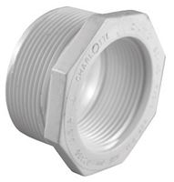 Charlotte Pipe 1 in. Dia. x 3/4 in. Dia. MPT To FPT Schedule 40 PVC Reducing Bushing 