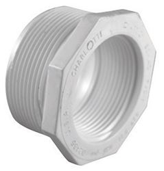 Charlotte Pipe 2 in. Dia. x 1 in. Dia. MPT To FPT Schedule 40 PVC Reducing Bushing 