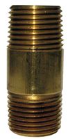 JMF 2 in. 1-1/2 MPT To MPT 1-1/2 in. Dia. Brass Pipe Nipple 