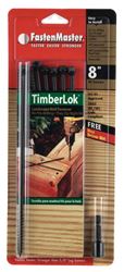 FastenMaster TimberLok Wood Screws Hex Coarse No. 8 8 in. L Epoxy Black 