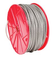 Campbell Chain Stainless Steel Cable 3/32 in. Dia. x 250 ft. L 