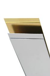 K&S 0.018 in. x 1/2 in. W x 12 in. L Stainless Steel Metal Strip 