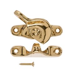 Ace Solid Brass Solid Brass Brass Crescent Sash Lock 1 pk 
