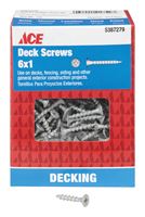 Ace No. 6 x 1 in. L Phillips Bugle Head Galvanized Steel Deck Screws 1 lb. 343 pk 