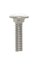 Hillman 1/4 Dia. x 1 in. L Stainless Steel Carriage Bolt 50 pk 