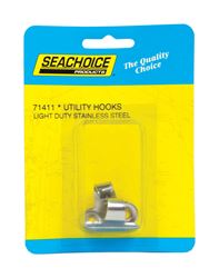 Seachoice Stainless Steel Utility Hooks 1-1/4 in. W x 1-1/4 in. L 2 pc. 