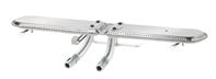 Grill Mark 430 Grade Stainless Steel Grill Burner 19-3/4 in. H 5.5 - 11 in. 