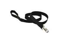 Lupine Nylon Black Dog Leash 1 in. W x 6 ft. L 