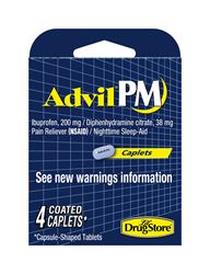 Advil PM Nighttime Sleep Aid 4 tablet 